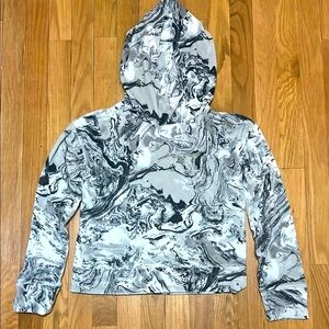 🍪 SO Girls Cozy Marble Print Pullover Hoodie L